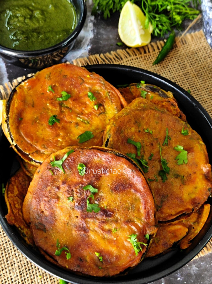 BAINGAN PAKODA Rustic Tadka