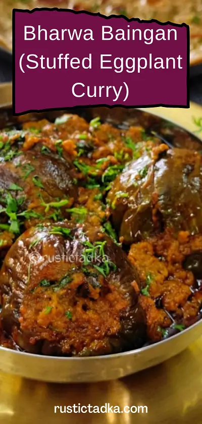 Bharwa Baingan | Stuffed Eggplant curry