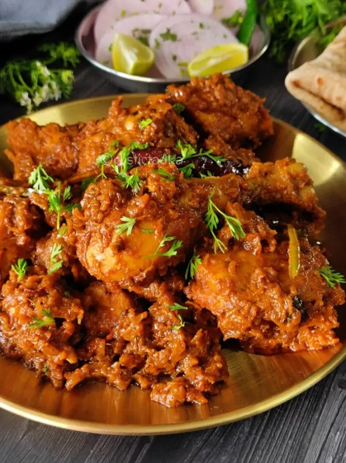 Chicken Bhuna Masala | Dhaba Style Bhuna Chicken Masala | Chicken Fry Masala