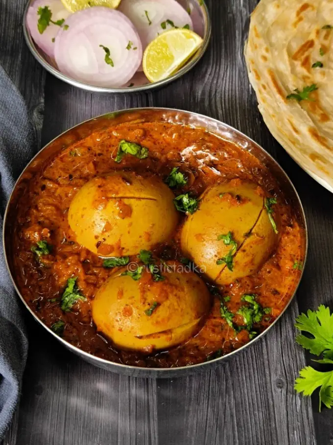 Egg Curry - Dhaba Style Recipe