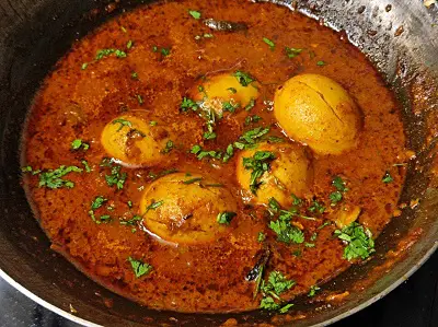 Egg Curry - Dhaba Style Recipe