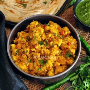 Paneer Bhurji (Scrambled Cottage Cheese)