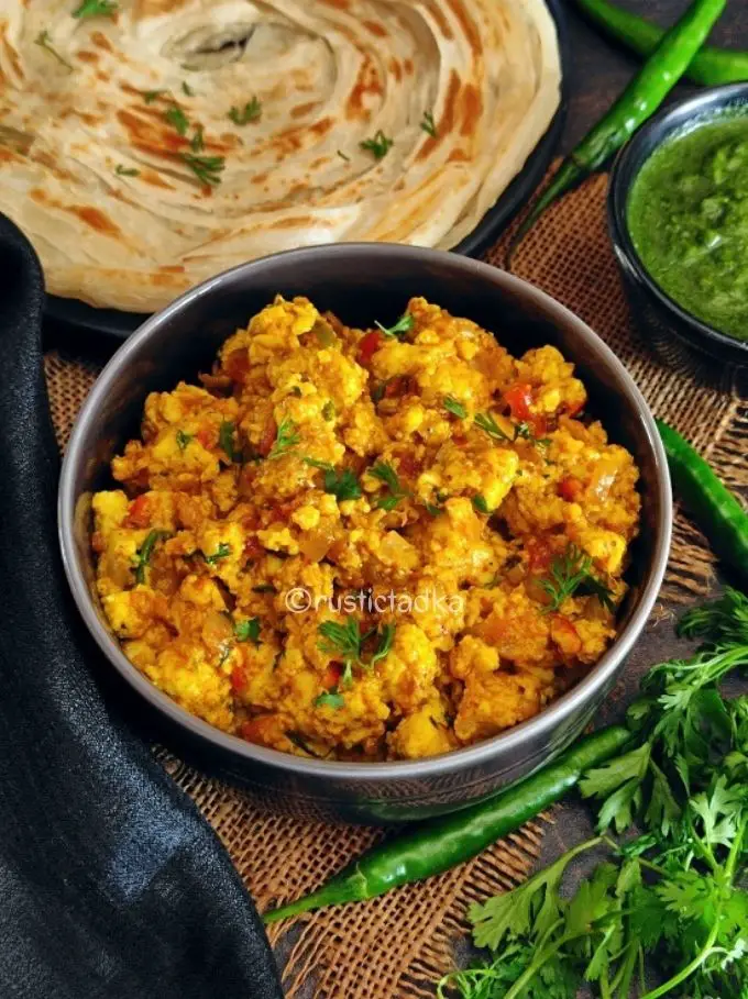 Paneer Bhurji (Scrambled Cottage Cheese) Paneer Bhurji (Scrambled Cottage Cheese)