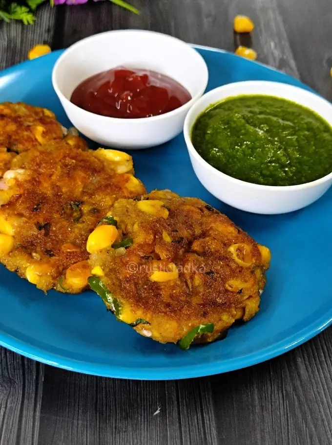 Corn Aloo Tikki | Corn Potato Patties