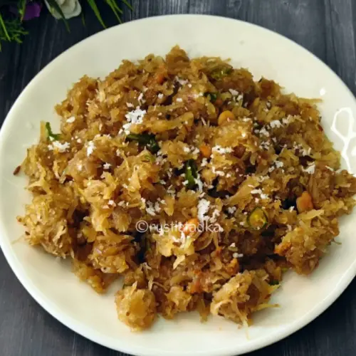 Ratalyacha Kees | Shakarkand Vrat Upma | Savoury Sweet Potato