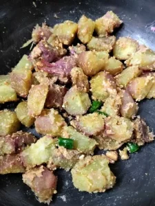 Ratyalyachi Bhaji | उपवासाची रताळ्याची भाजी रेसिपी | Sweet potato Sabzi