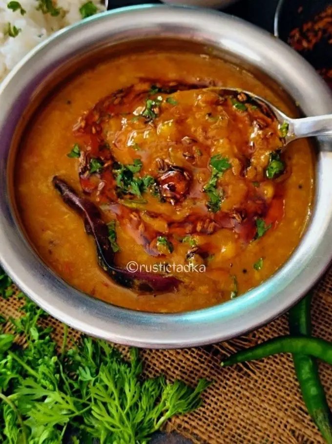 Lasooni Dal Tadka | Garlic Dal Tadka Recipe - Rustic Tadka