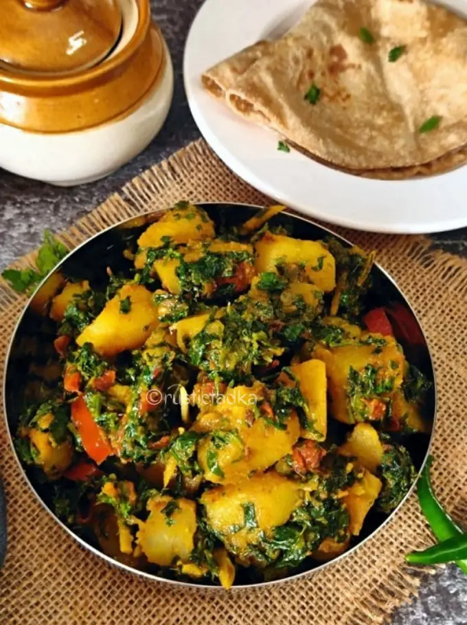 Aloo Methi Sabji | आलू मेथी की सब्ज़ी | Fenugreek Potato Stir Fry