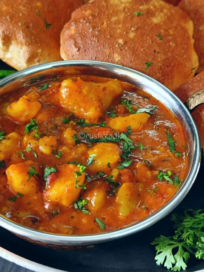 Bhandarewale Aloo Ki Sabzi | Temple Style Potato Curry Bhandarewale Aloo Ki Sabzi | Temple Style Potato Curry